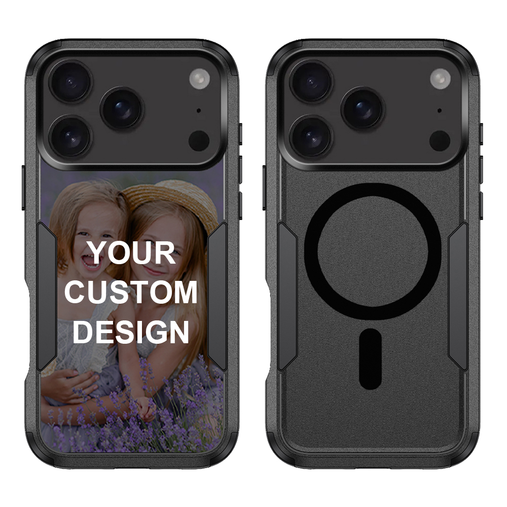 Custom for iPhone 17 Pro Max Dual Shock MagSafe Case