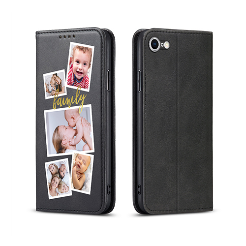 Custom for iPhone SE 2020 Flip Wallet Case