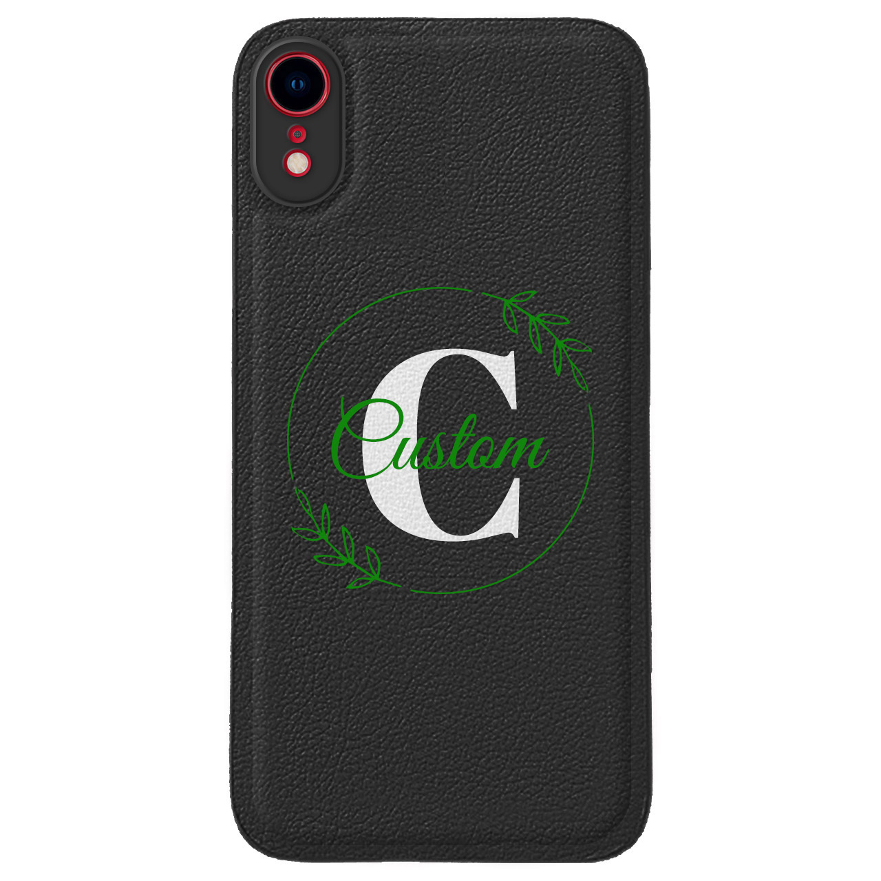 Custom for iPhone XR Cute Leather Case